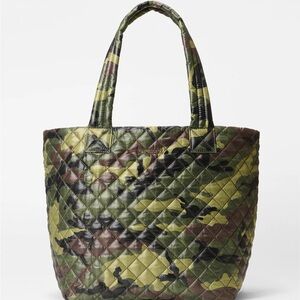 Oliver Thomas Camouflage Quilted Tote Bag